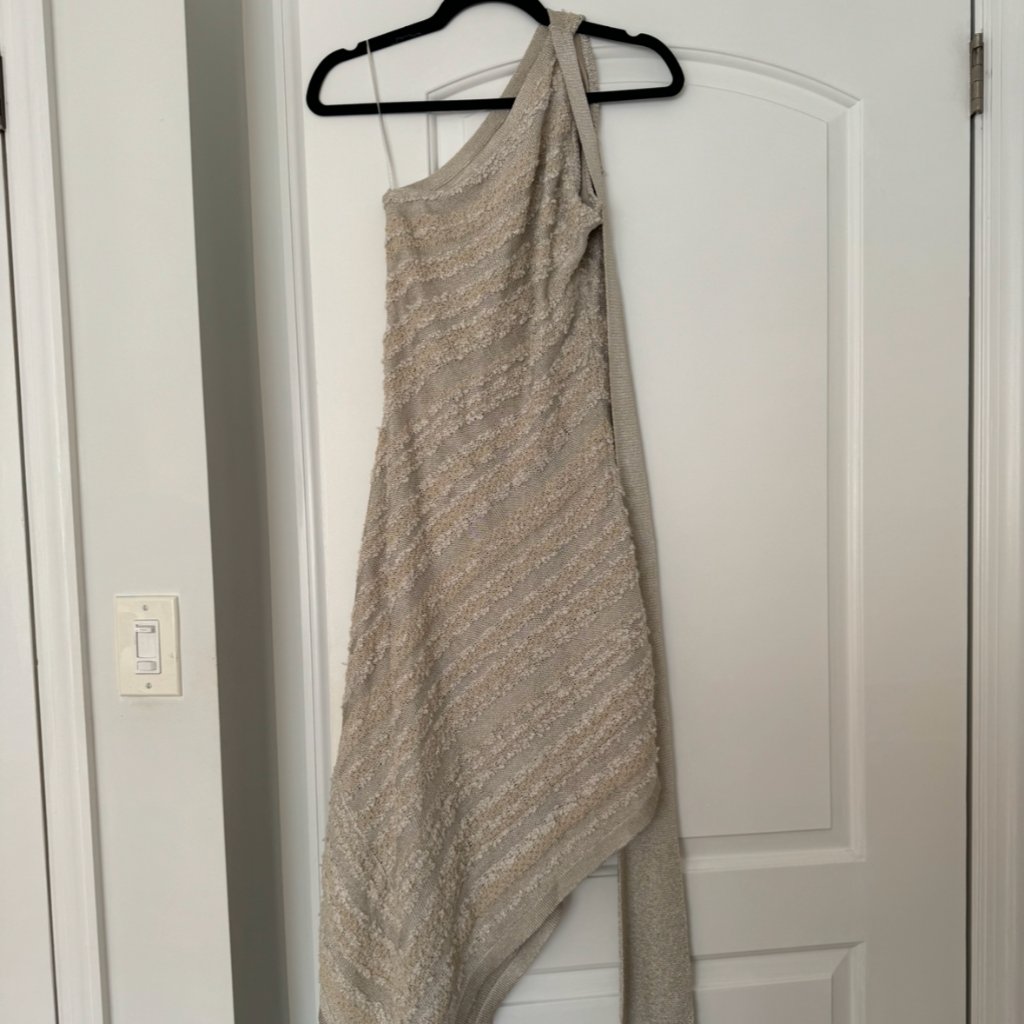 Cult Gaia Levent Knit Dress - Mushroom In Xs (Worn Once)